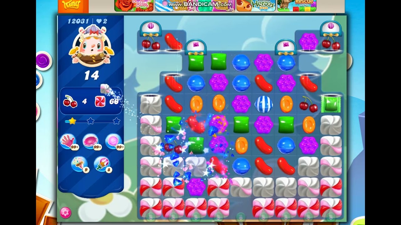 Candy Crush Saga Level 12031 NO BOOSTERS