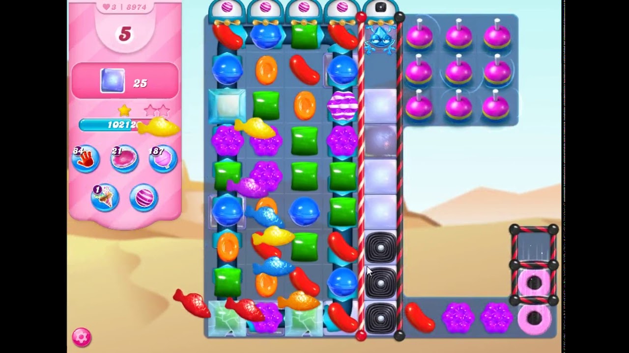 Candy Crush Saga Level 8974 - NO BOOSTERS | SKILLGAMING ✔️