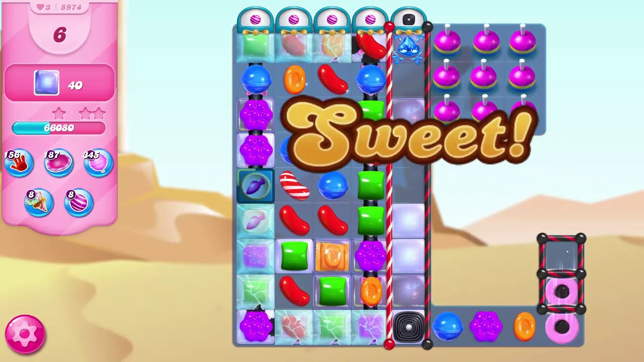 Candy Crush Saga Level 8974 NO BOOSTERS