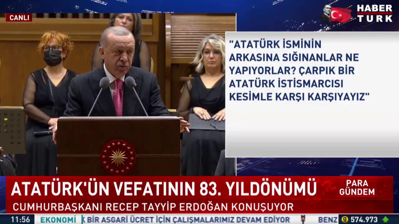 #CANLI - Cumhurbaşkanı Erdoğan, Atatürk Kültür, Dil ve Tarih Yüksek Kurumu'nun Anma Programında k…