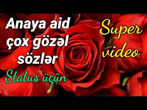 Canım Anam - Anaya aid çox gözəl sözlər (Status üçün)