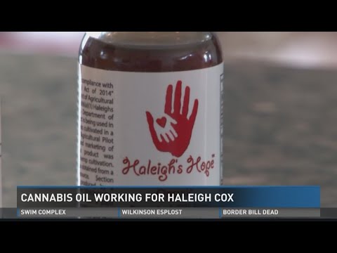 Cannabis oil working for Haleigh Cox (2017)