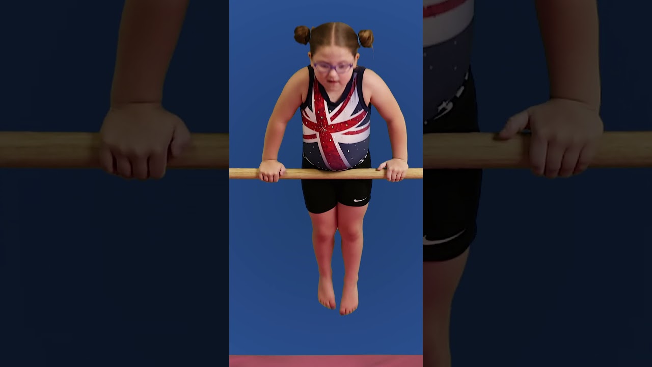 Cannons UK Gymnastics Bar Junior Training Bar Adjustable Height Kip Bar - Pink