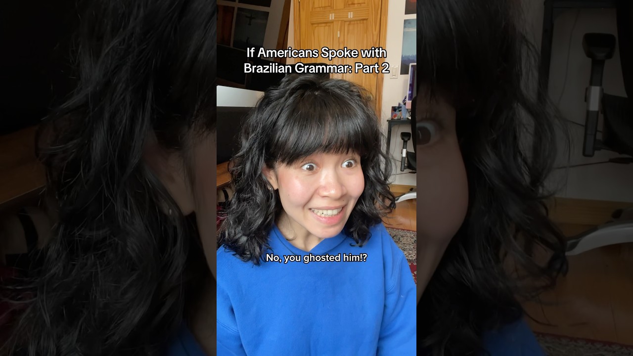 Can’t tell if Brazilian grammar’s easier or harder 😂 #brazilian #languagelearning