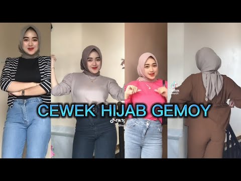 CANTIK HIJAB GEMOY JOGET CELANA JEANS  ID tik tok @heyt21