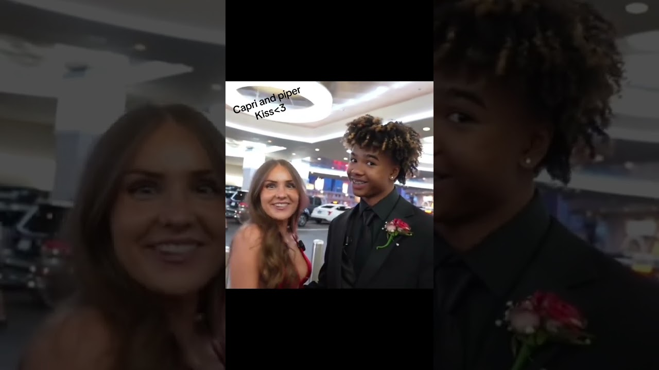 Capri And Piper Rockelle KISS At Prom! 💋