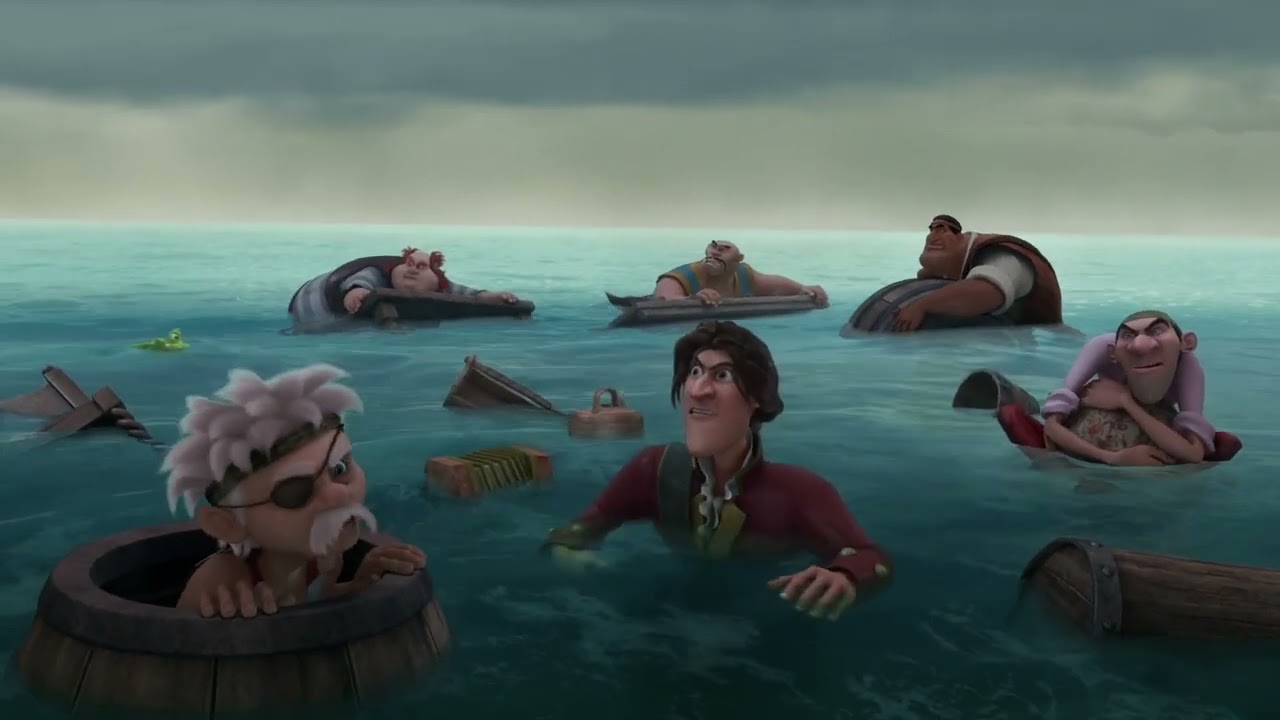Captain Hook Gets Bitten by Baby Tick-Tock! (The Pirate Fairy)