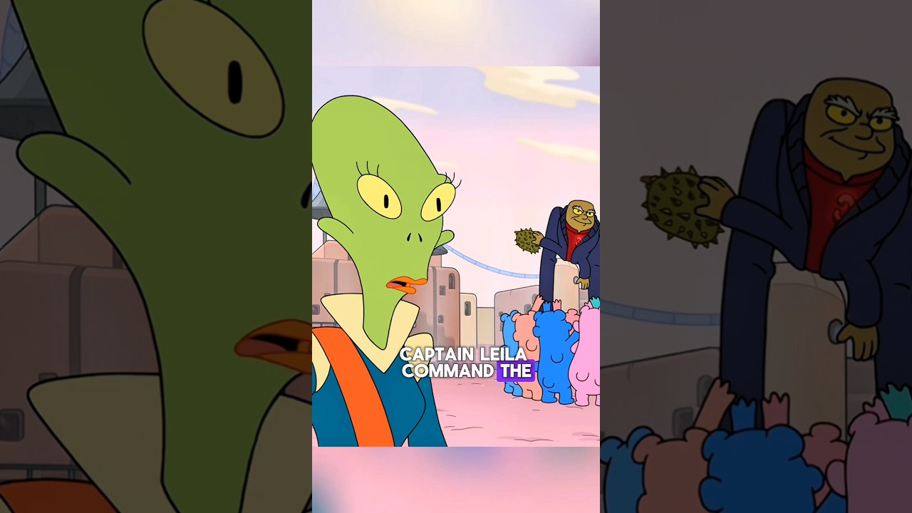 Captain Leela becomes emotional and refuses orders to fire. #shorts #viral #futurama