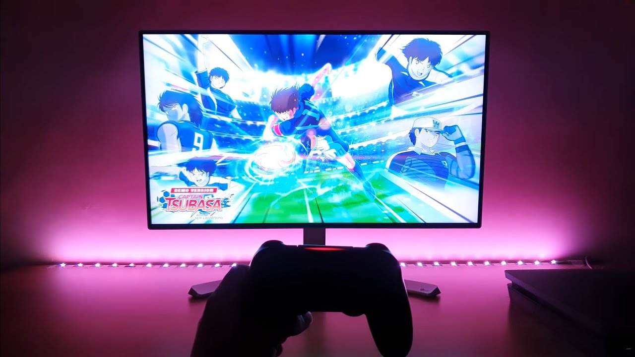 Captain Tsubasa Gameplay PS4 Slim (1080P LG Monitor)
