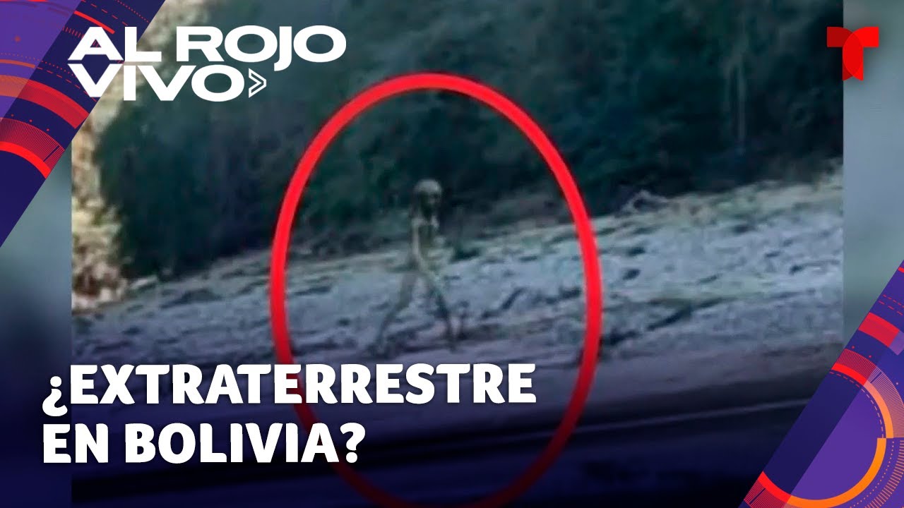 Captan supuesto extraterrestre caminando por un río de Bolivia