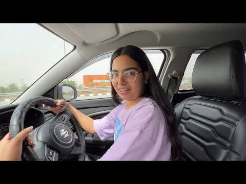 Car Driving : 1st Time on Highway 🚘 @Priyal_Kukreja