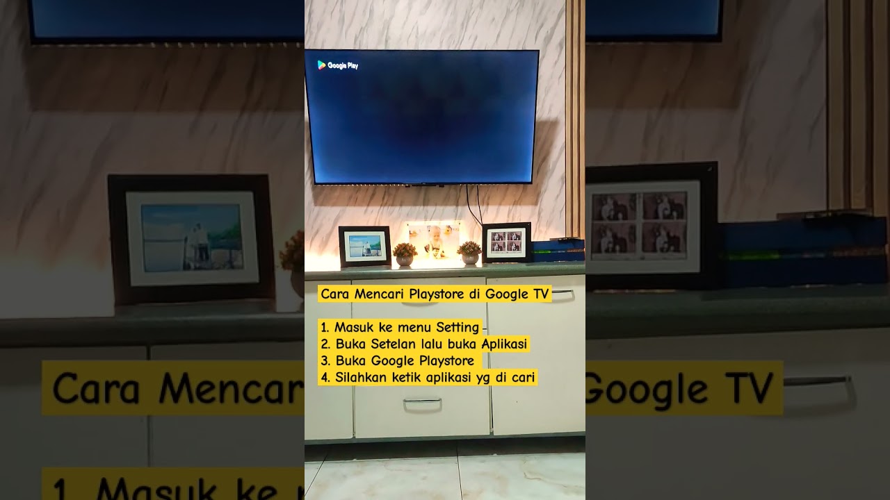 Cara buka playstore di Google tv #googletv