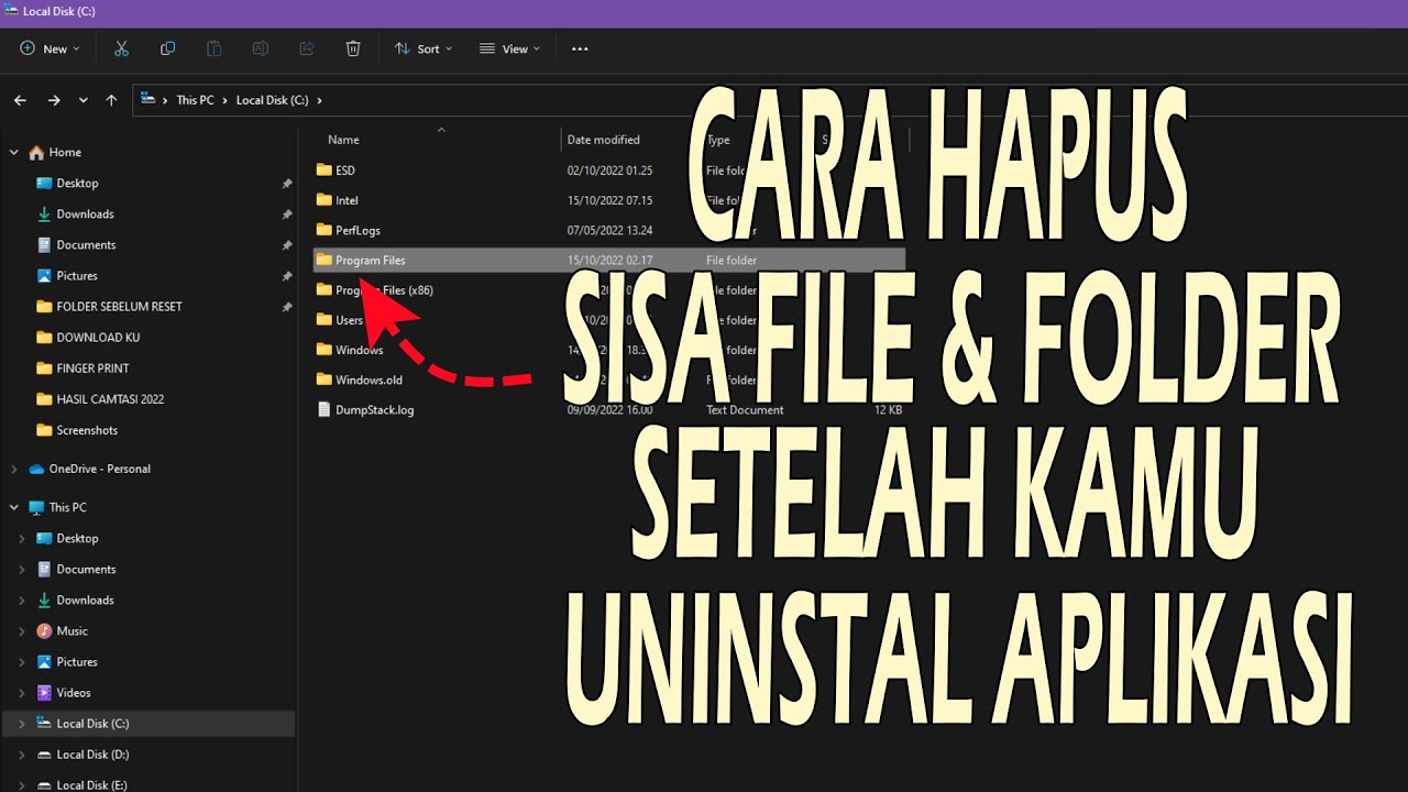 Cara Hapus Sisa File dan Folder Serta Sampah Setelah Uninstall Aplikasi