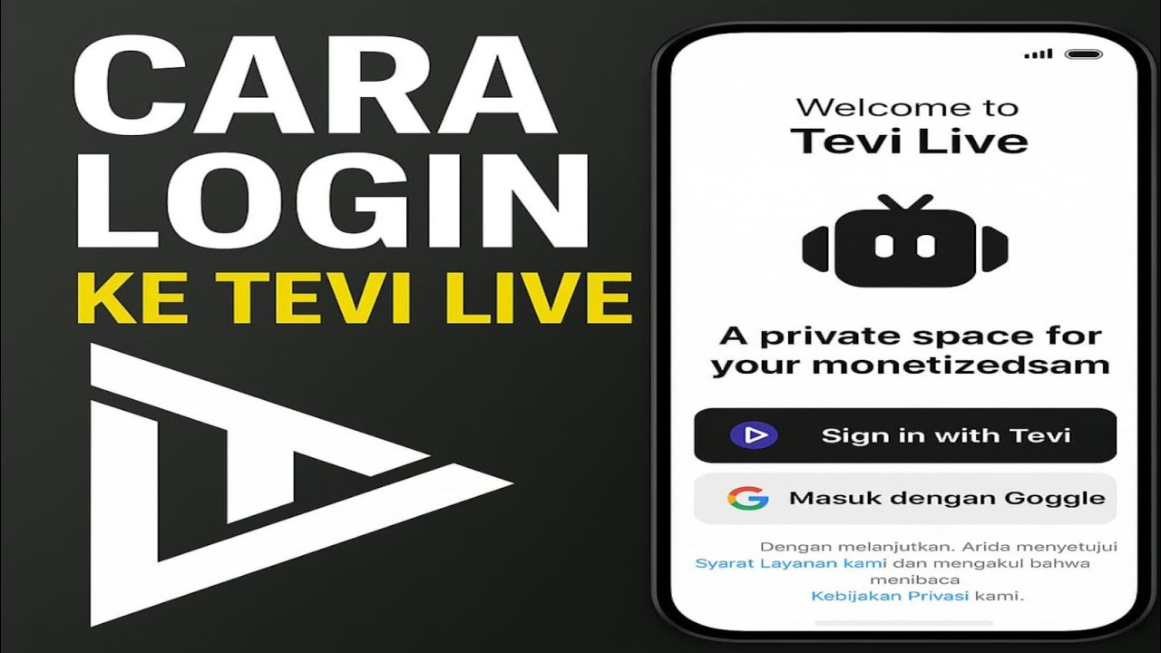 Cara Login Aplikasi Tevi Live || Cara Masuk Ke Aplikasi Tevi Live