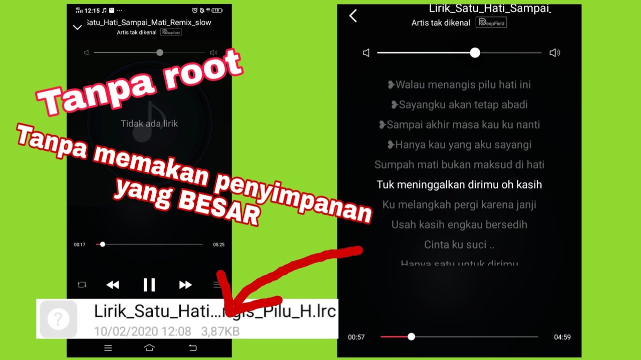 cara menambah lirik lagu di hp vivo  |  cara menambahkan lirik lagu di hp oppo