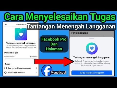 Cara Menyelesaikan Tantangan Menengah Langganan FB Pro & Halaman