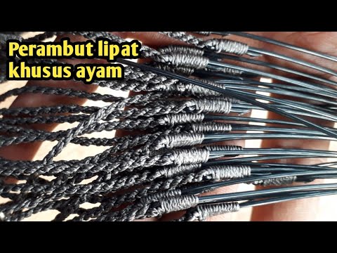 Cara mudah buat perambut racik ayam hutan
