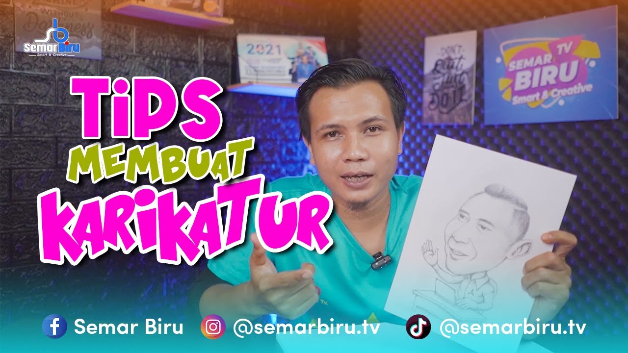 CARA PALING MUDAH MENGGAMBAR KARIKATUR