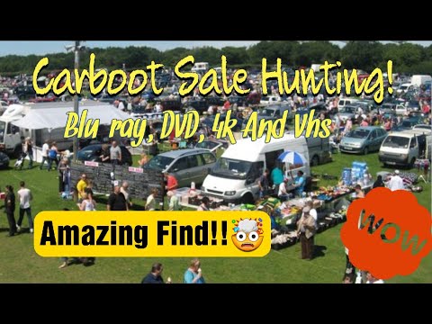 Carboot Hunt For Blurays And DVDs! I Got The Biggest Bargain Ever!  12/7/2020