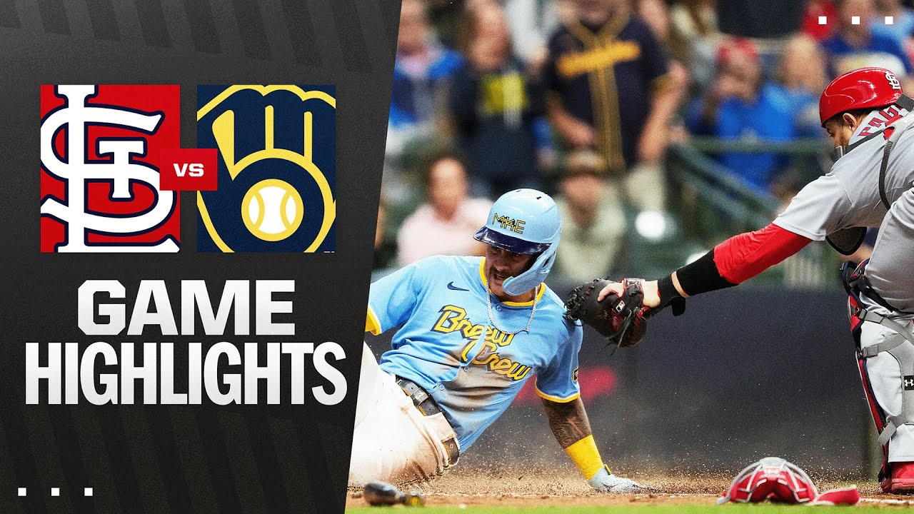 Cardinals vs. Brewers Game Highlights (6/12/25) | MLB Highlights