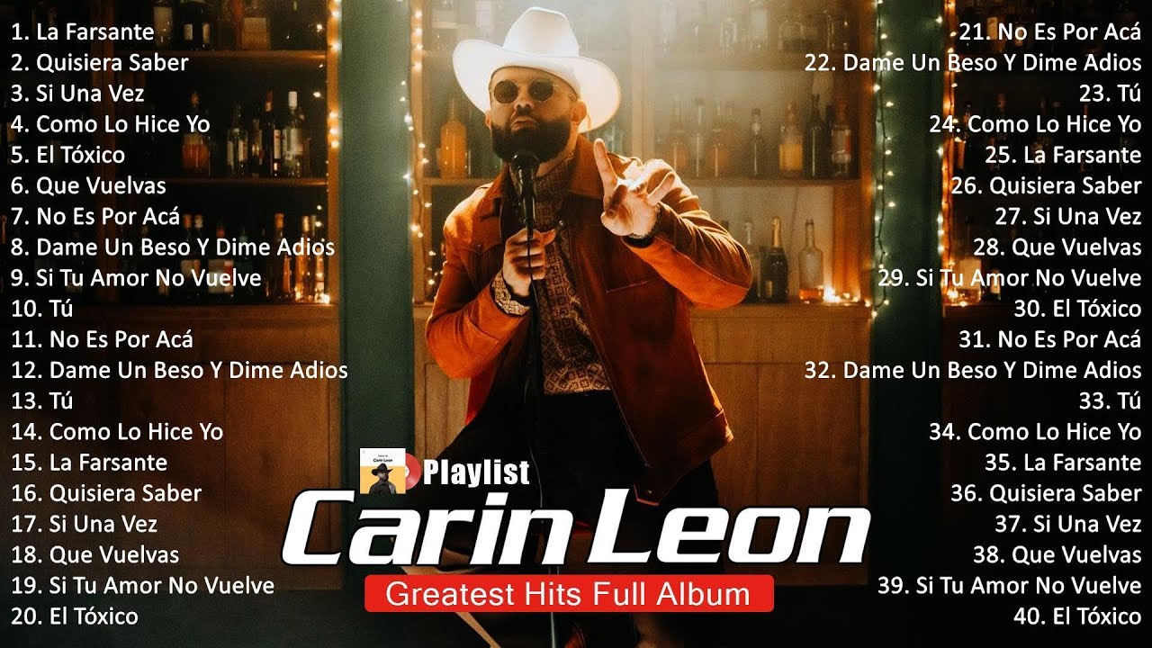 Carin Leon Mix Éxitos ~ Lo Mas Nuevo 2024 ~ Lo Mejor Canciones #32