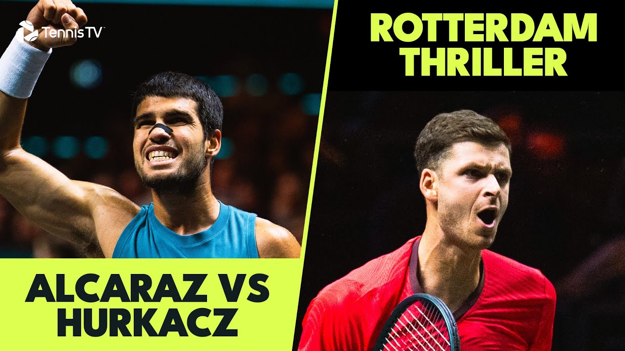 Carlos Alcaraz vs Hubert Hurkacz THRILLER! 😮‍💨 | Rotterdam 2025 Highlights