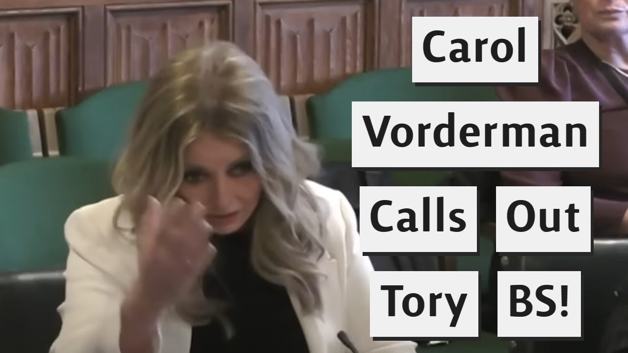 Carol Vorderman Delivers Powerful Speech For Women At Select Committee