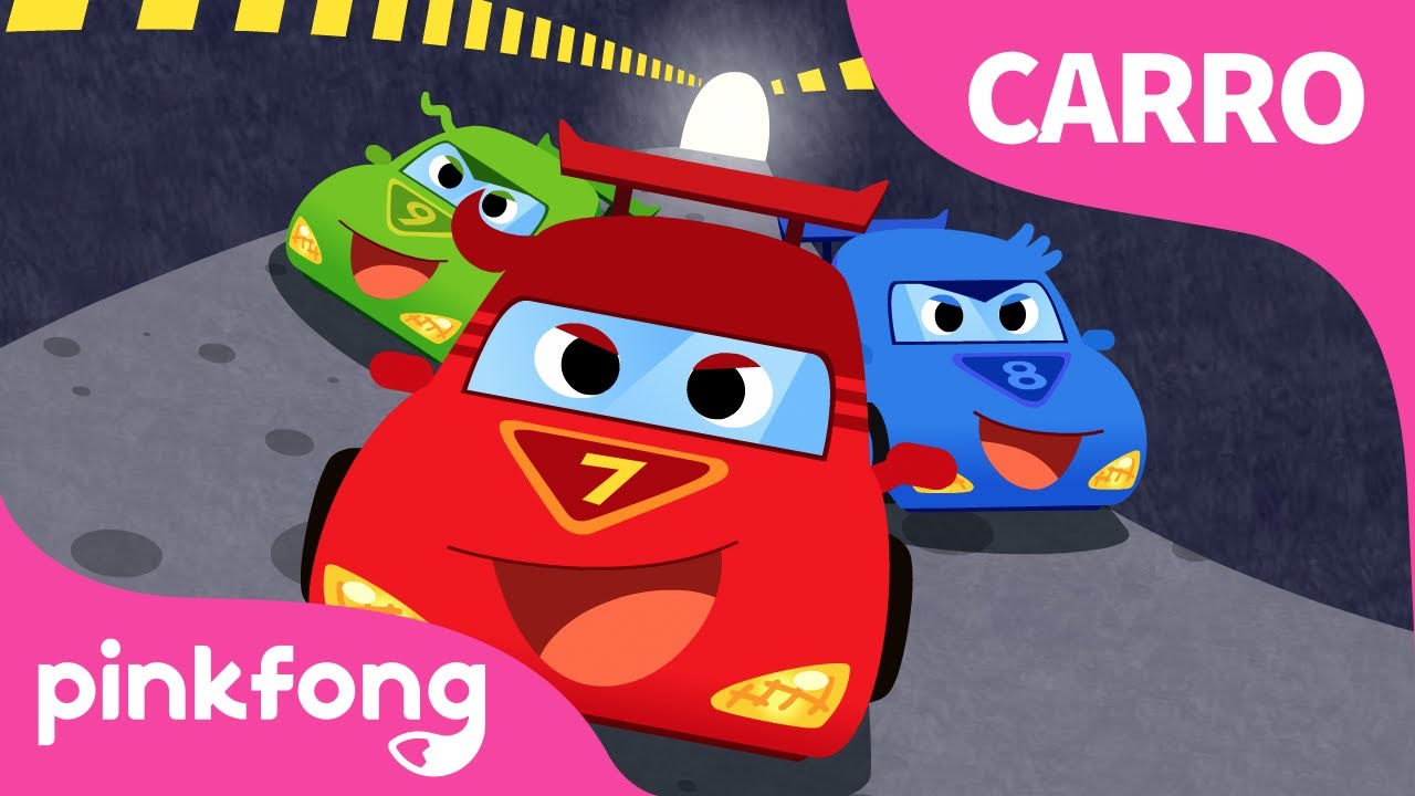 Carros de Corrida | Canções de carro | Pinkfong Canções para crianças
