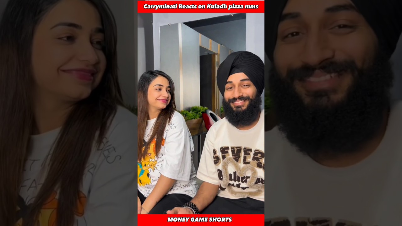 Carryminati Reacts on Kuladh Pizza Couple MMS #shorts #carryminati #kuladhpizza