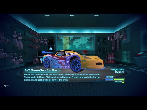Cars 2 PC - Jeff Gorvette – Ice Racer Gameplay