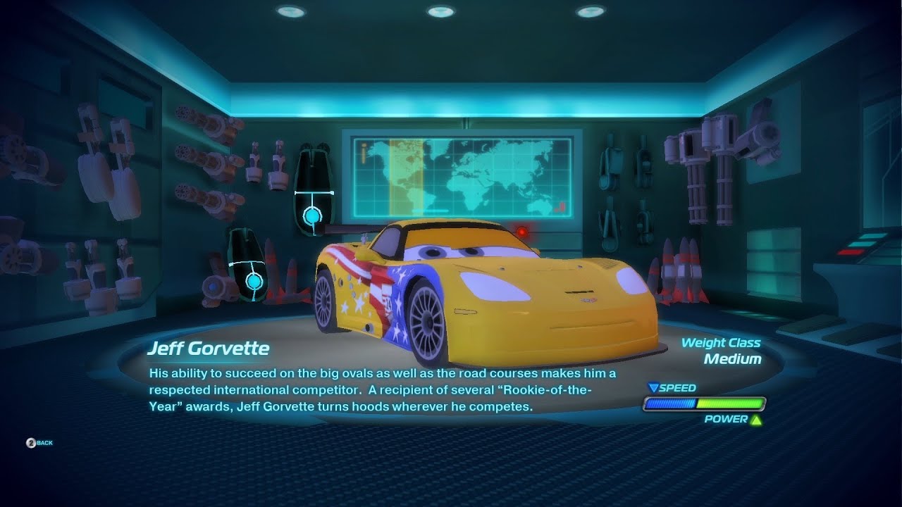 Cars 2 PC - Jeff Gorvette Gameplay