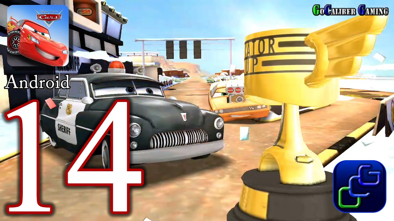 Cars: Fast as Lightning Android Walkthrough - Part 14 - Winter Update Sheriff Race Track