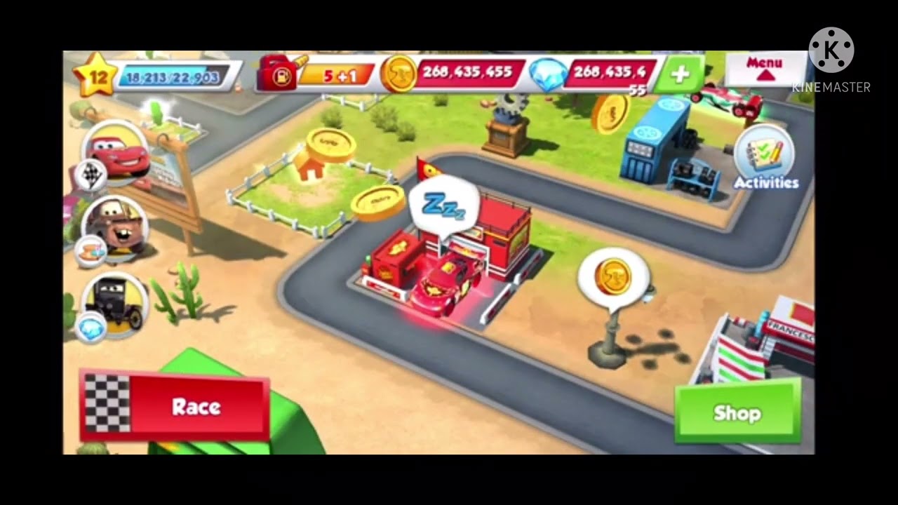 Cars: Fast As Lightning Collect Sonic’s Rings with Lightning McQueen’s Pit and Waking Up