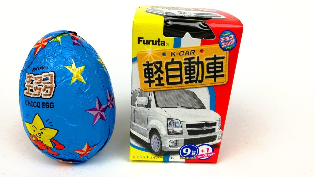 Cars Furuta choco Egg Surprise K Car Kinder Surprise Egg