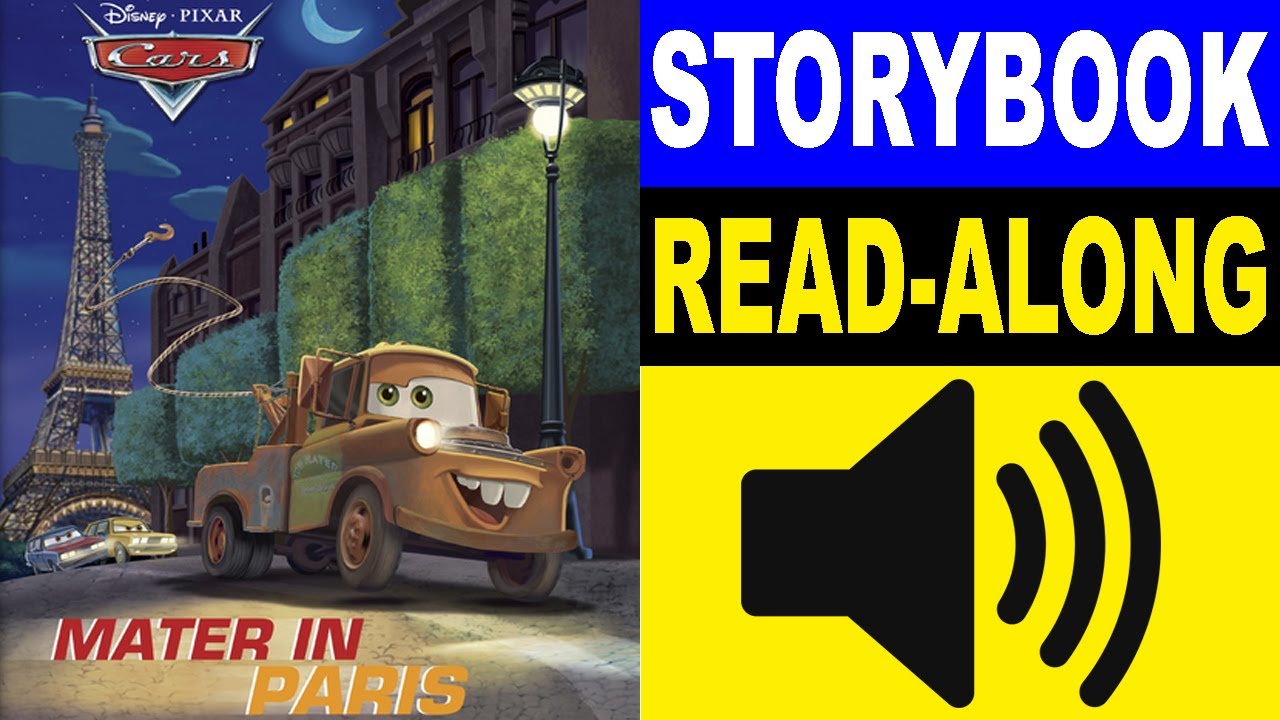 Cars Read Along Story book, Read Aloud Story Books, Cars - Mater in Paris