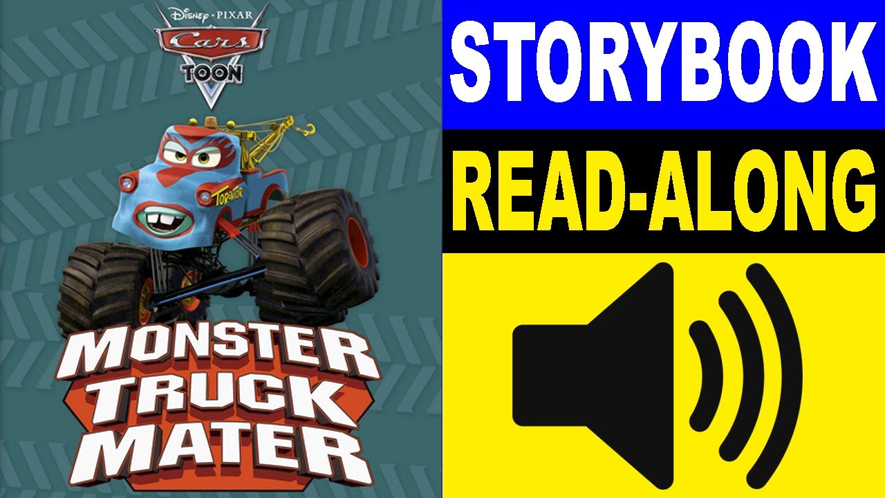 Cars Read Along Story book, Read Aloud Story Books, Cars - Monster Truck Mater