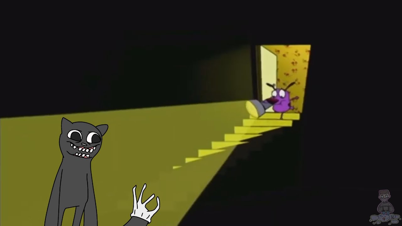 Cartoon Cat Scares Courage The Cowardly Dog Once Again | Unnerving Images | Trevor Henderson