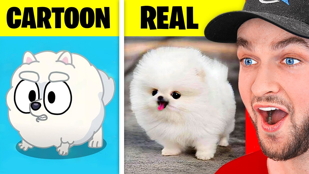 Cartoon Characters That Exist in REAL LIFE!