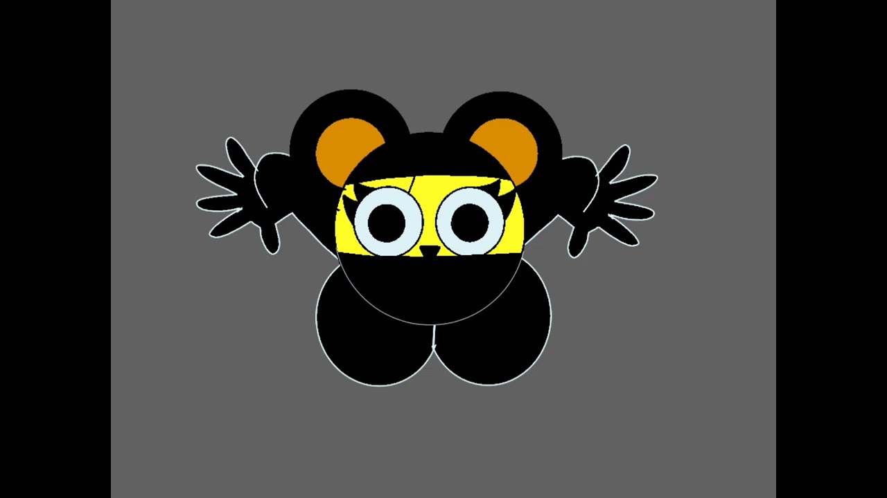 Cartoon Girl Yoyo Among Us Black Latex Suit Inflation 🖤🖤🖤