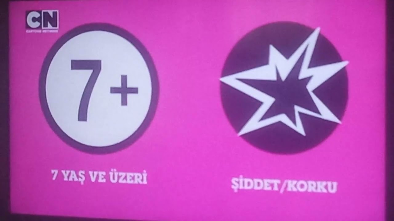 cartoon network tv 7 yaş ve üzeri siddet korku