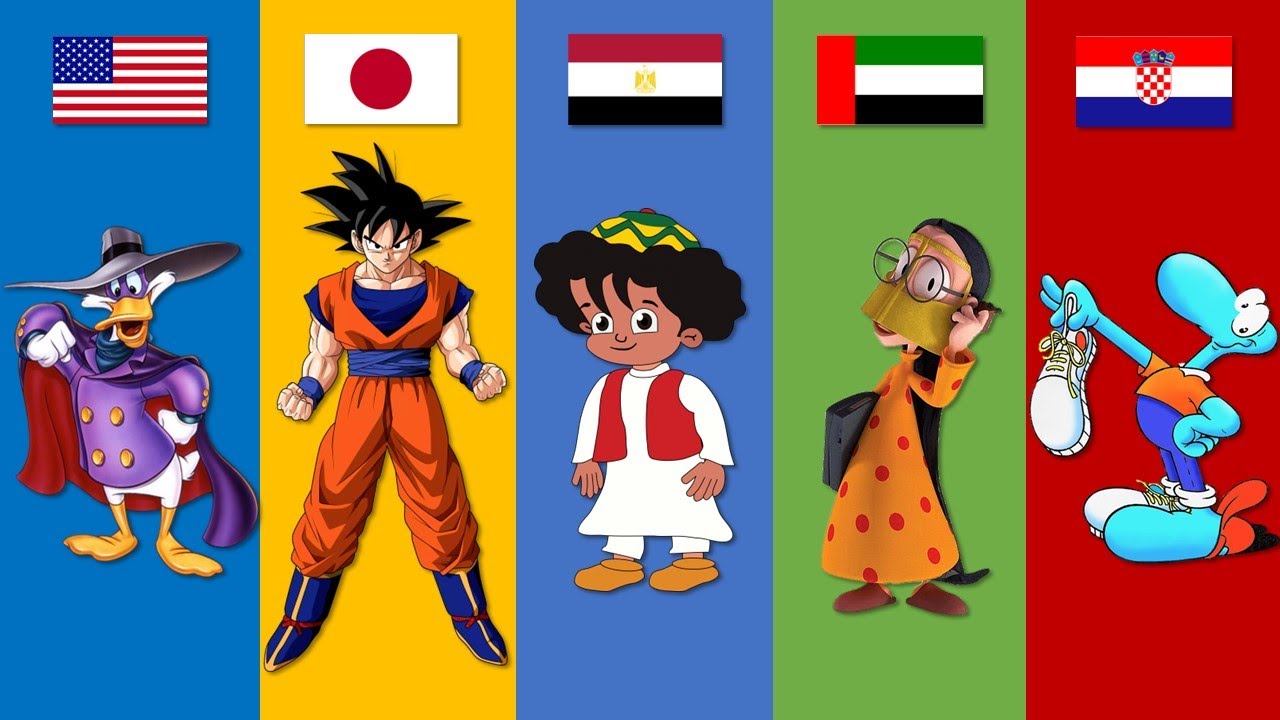 Cartoons From Different Countries | Pt.5