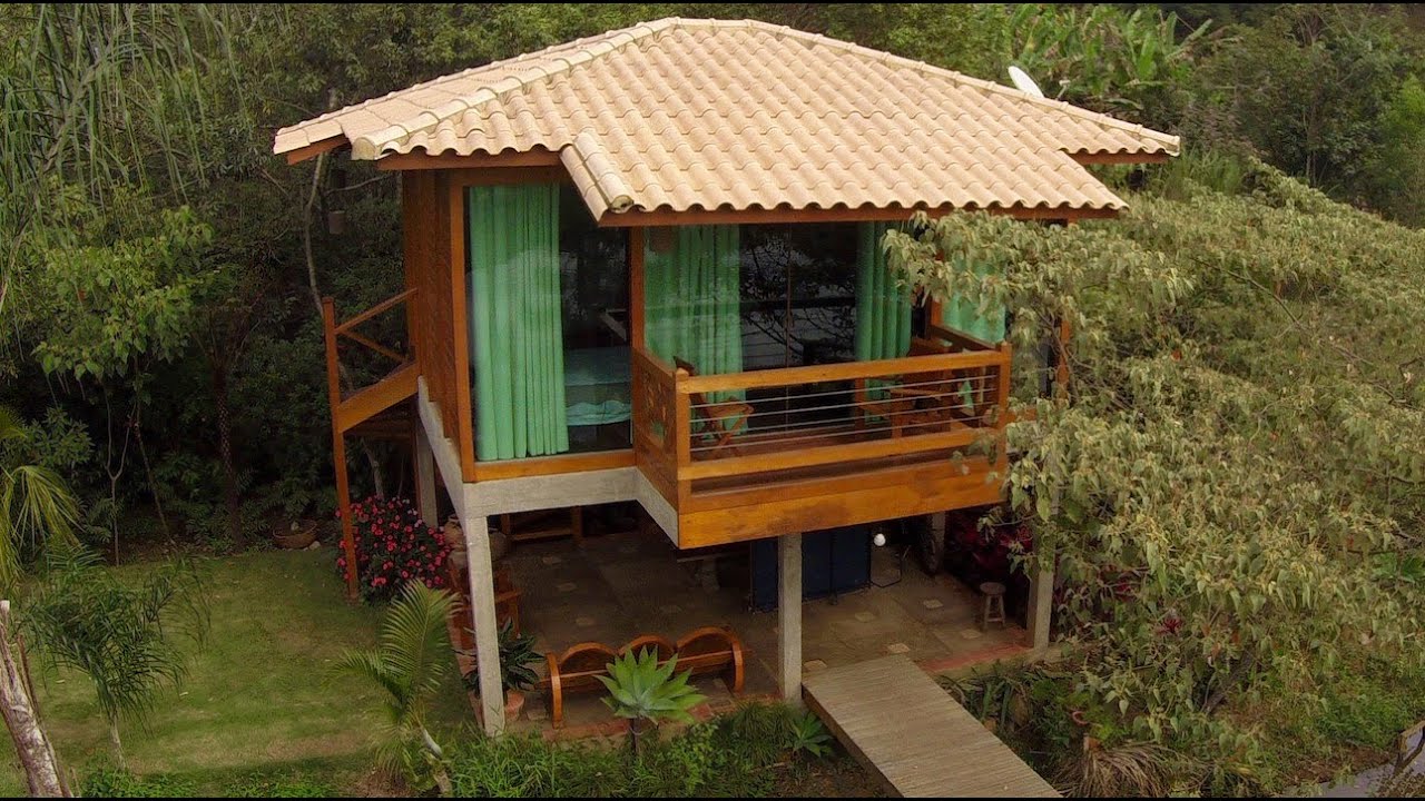 CASA DE MADEIRA CHALÉ | BANGALÔ DO LAGO | MADEIRA E VIDRO | VÍDEO 2 #049