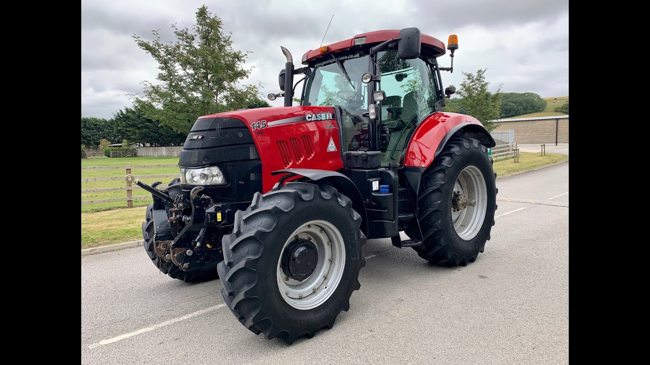 Case Puma 145 CVX Tractor walk around video