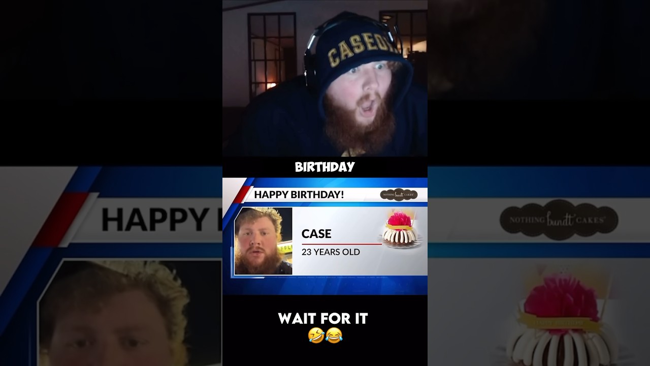 CaseOh on the News 😂 #caseoh #funny #news #comedy