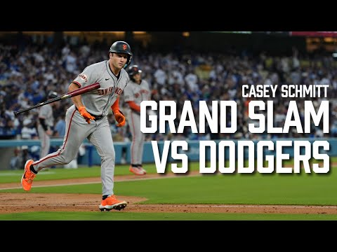 Casey Schmitt Launches MASSIVE Grand Slam at Dodger Stadium | Giants vs Dodgers Highlights