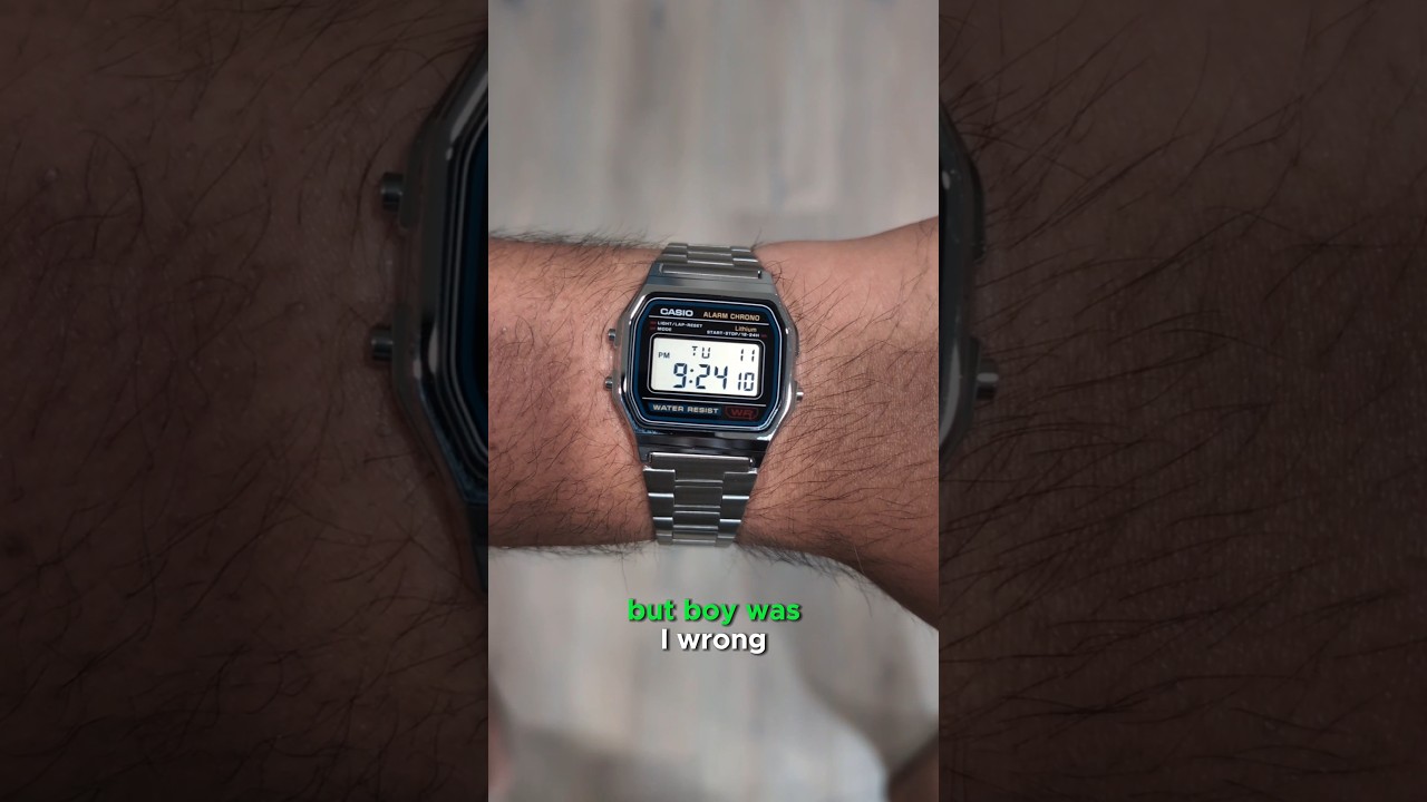 Casio A158 - I was wrong about this watch! #watch #watches #vintage