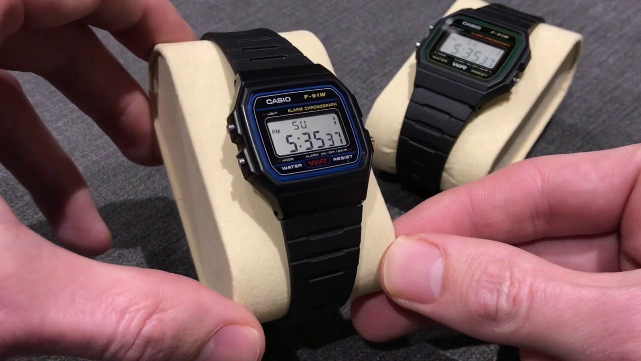 Casio F-91W and F-91W-3DG Watch Showcase by Casio Watchers
