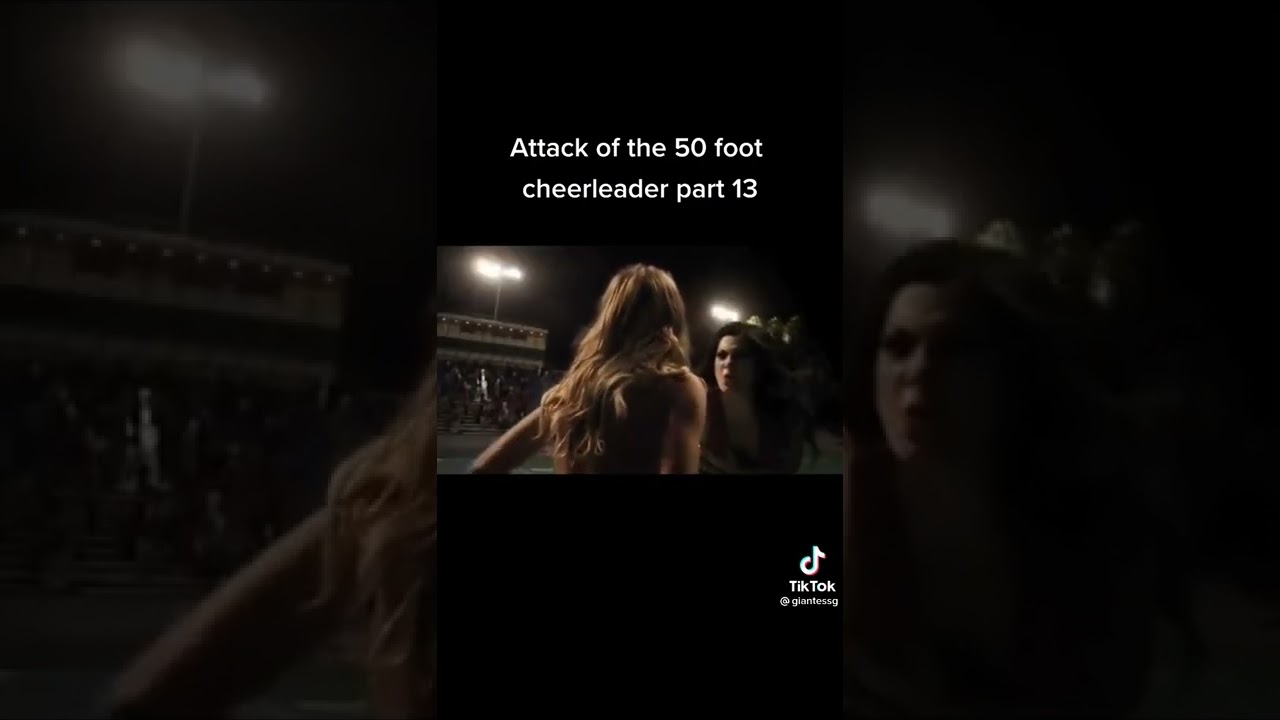 cassie face off against brittany (attack of the 50 foot cheerleader movie clip)
