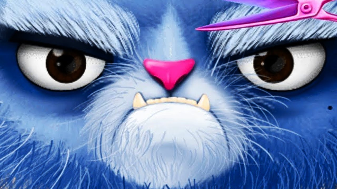 Cat Hair Salon Birthday Party  Kitty Haircut Care - Games Videos for Kids babies toddlers - Letsplay