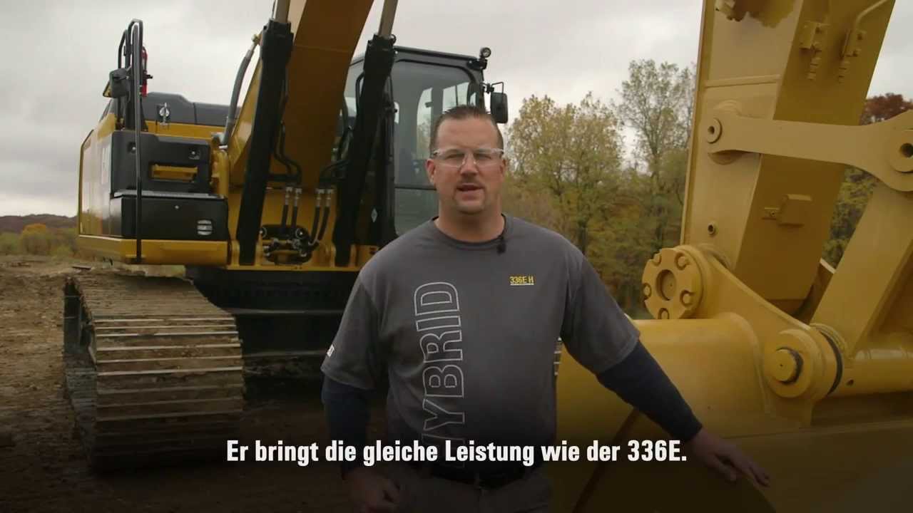 CAT Hybrid-Kettenbagger 336E H im Detail